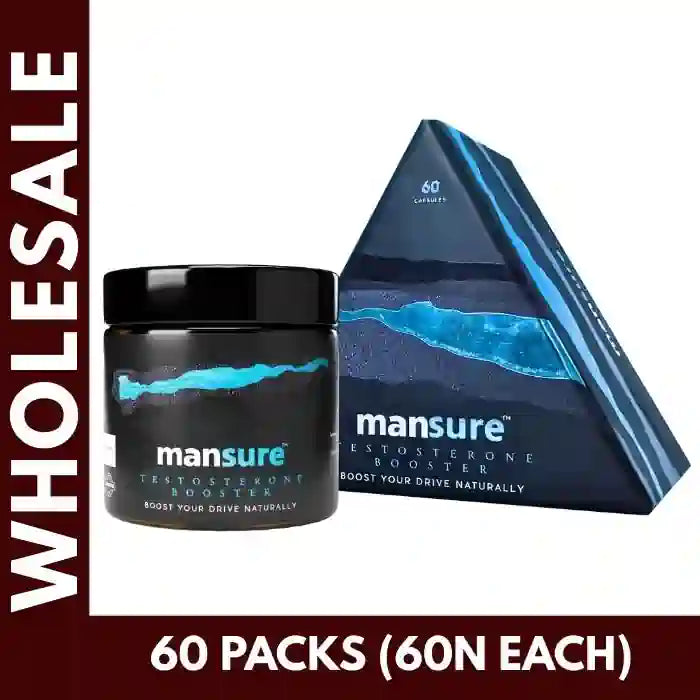 ManSure Testosterone Booster 60 Packs x 60 Capsules – Wholesale Bulk Pack with GST Invoice
