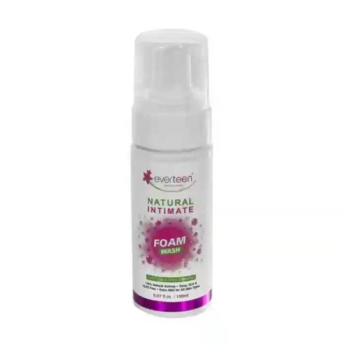 Buy 1 Pack everteen Natural Intimate Foam Wash 150ml for Women - everteen-neud.com