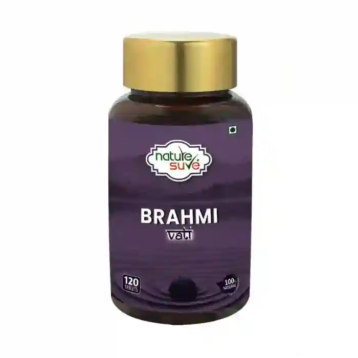 Buy 1 Pack Nature Sure Brahmi Vati 120 Ayurvedic Tablets for Brain Health, Memory Boost, Mental Alertness and Mind Relaxation in Men and Women - everteen-neud.com