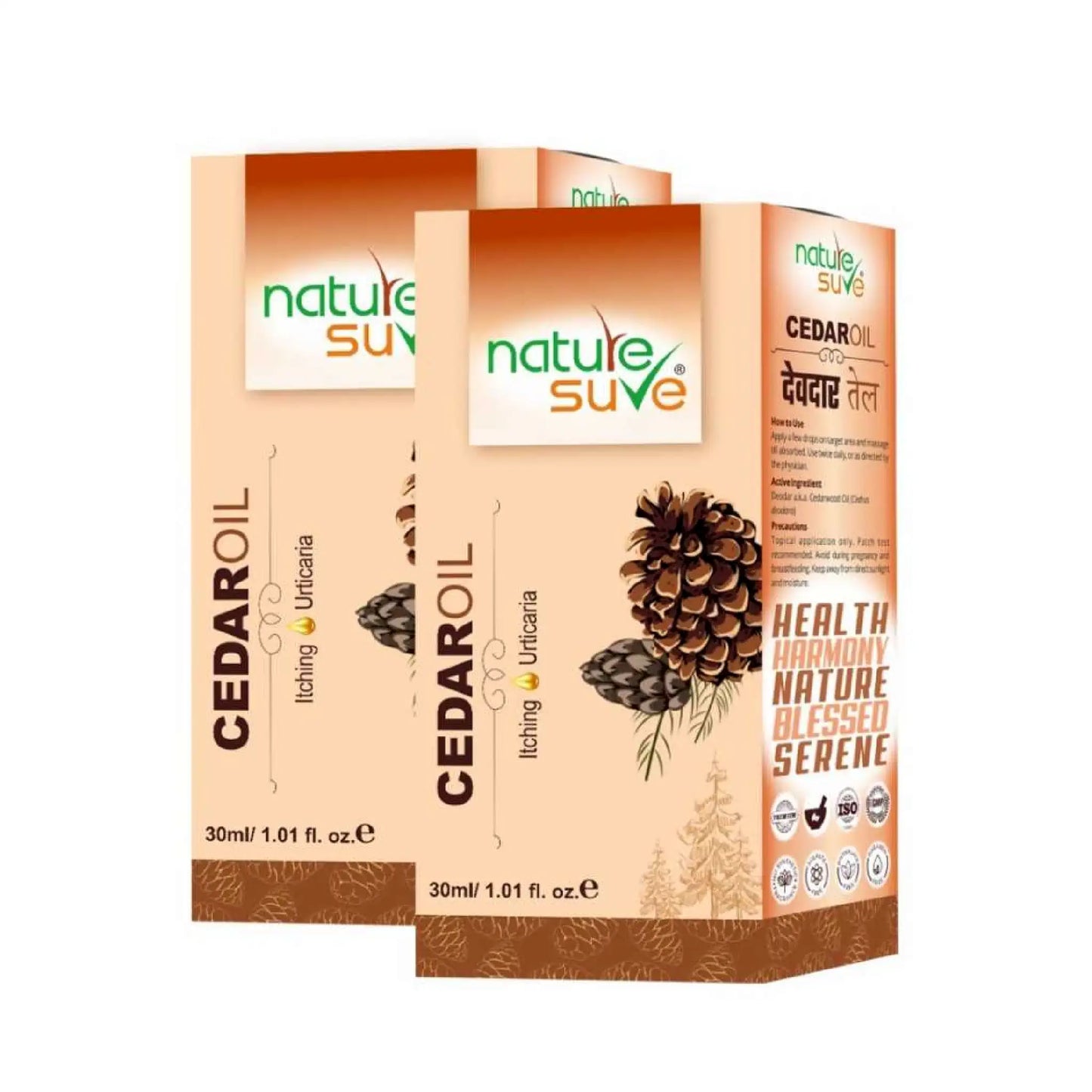 Nature Sure Cedar Deodar Oil 2x30ml – Classical Ayurvedic Oil