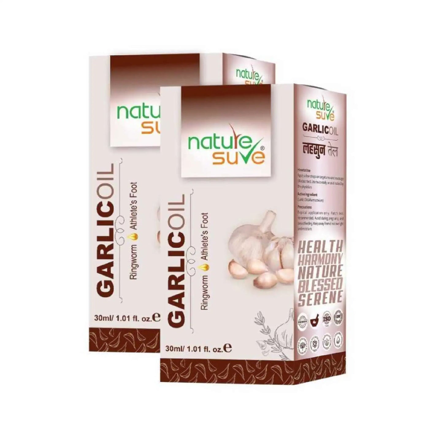 Nature Sure Lahsun Garlic Oil 2x30ml – Classical Ayurvedic Oil