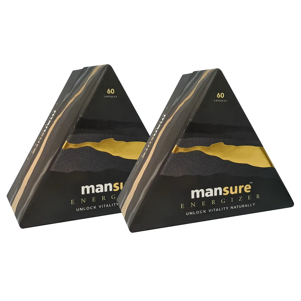 ManSure ENERGIZER 2x60 Capsules – Certified Ayurvedic Supplement for Men