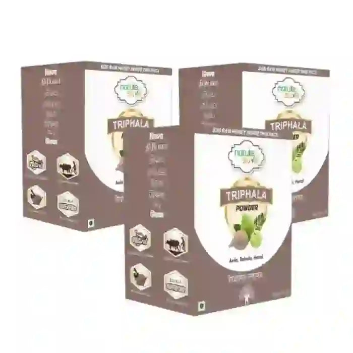 Buy 3 Packs Nature Sure Triphala Powder For Eyes, Skin, Hair and Detox Directly From Company - everteen-neud.com