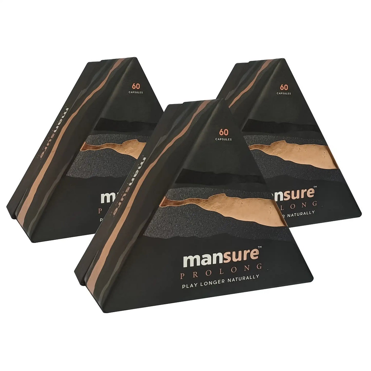 ManSure PROLONG 3x60 Capsules – Certified Ayurvedic Supplement for Men