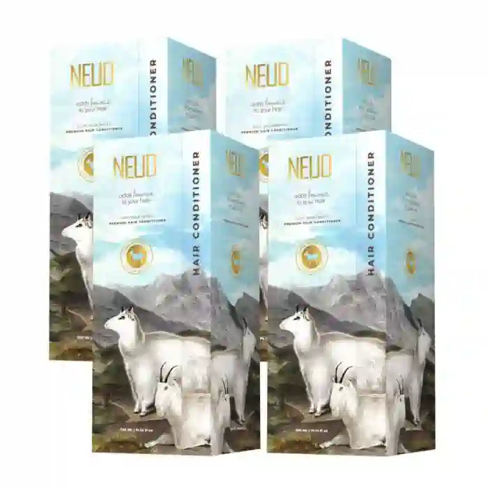 Buy 4 Packs NEUD Goat Milk Volumizing Hair Conditioner 300 ml for Men and Women - everteen-neud.com