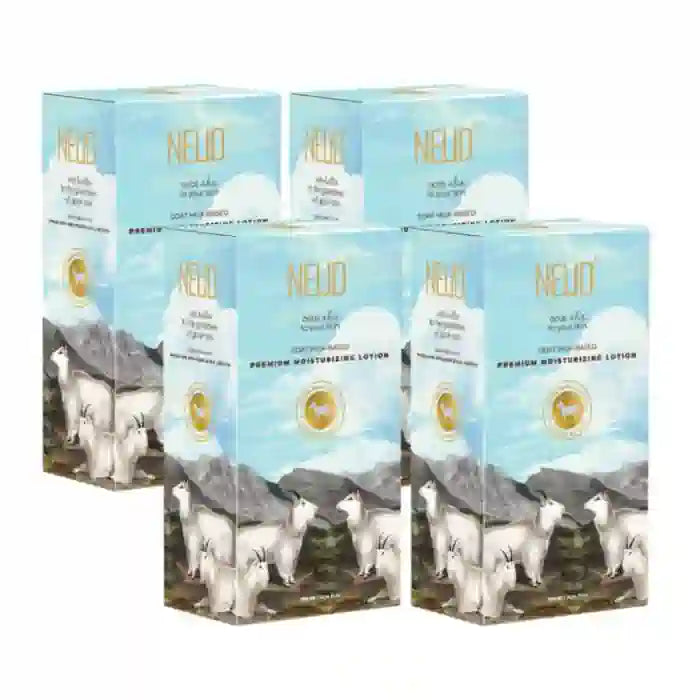 Buy 4 Packs NEUD Goat Milk Moisturizing Lotion 300ml for Men and Women - everteen-neud.com