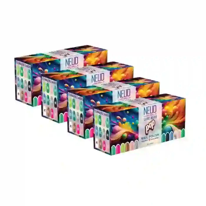 Buy 4 Packs NEUD Lush Bella Pop Nail Polish - 12x6ml - everteen-neud.com