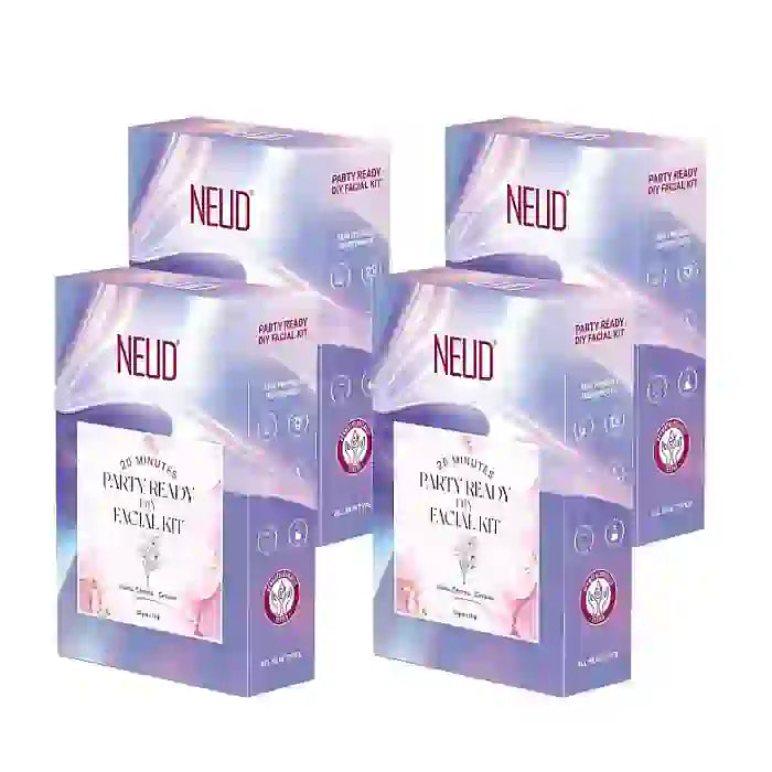 Buy 4 Packs NEUD Party-Ready DIY Facial Kit with Strobe Cream Directly From Company - everteen-neud.com