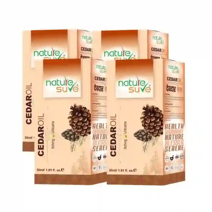 Buy 4 Packs Nature Sure Cedar Oil Deodar Oil for Itching and Urticaria - everteen-neud.com