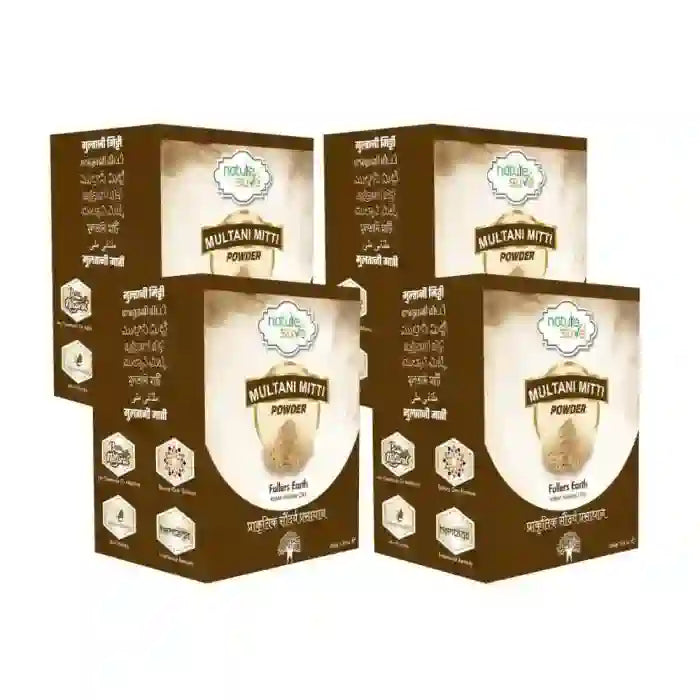 Buy 4 Packs Nature Sure Multani Mitti Powder 200g directly from company - everteen-neud.com