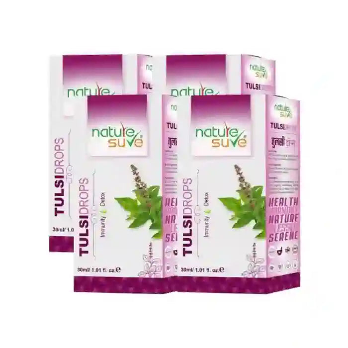 Buy 4 Packs Nature Sure Holy Basil Tulsi Drops for Immunity and Detox in Men and Women - everteen-neud.com