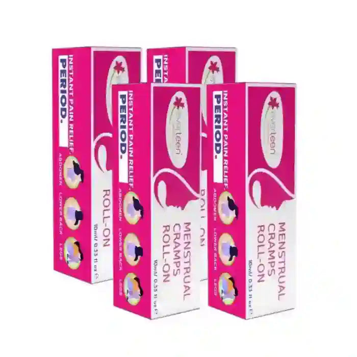 Buy 4 packs everteen Menstrual Cramps Roll-On for instant period pain relief - everteen-neud.com