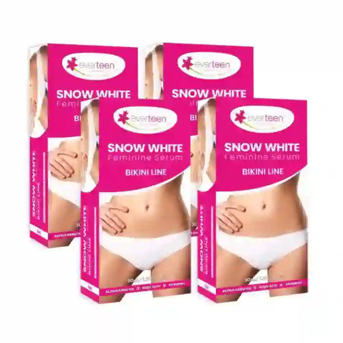 Buy 4 Packs everteen Snow White Feminine Serum 30ml Each for Bikini Line in Women - everteen-neud.com