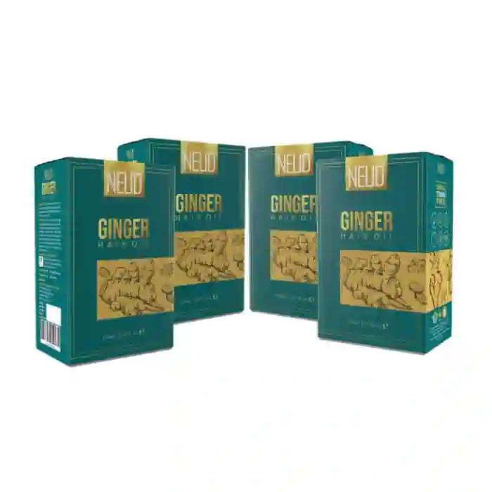 Buy 4 Packs NEUD Ginger Hair Oil 150 ml for Natural Hair Darkening in Men and Women - everteen-neud.com