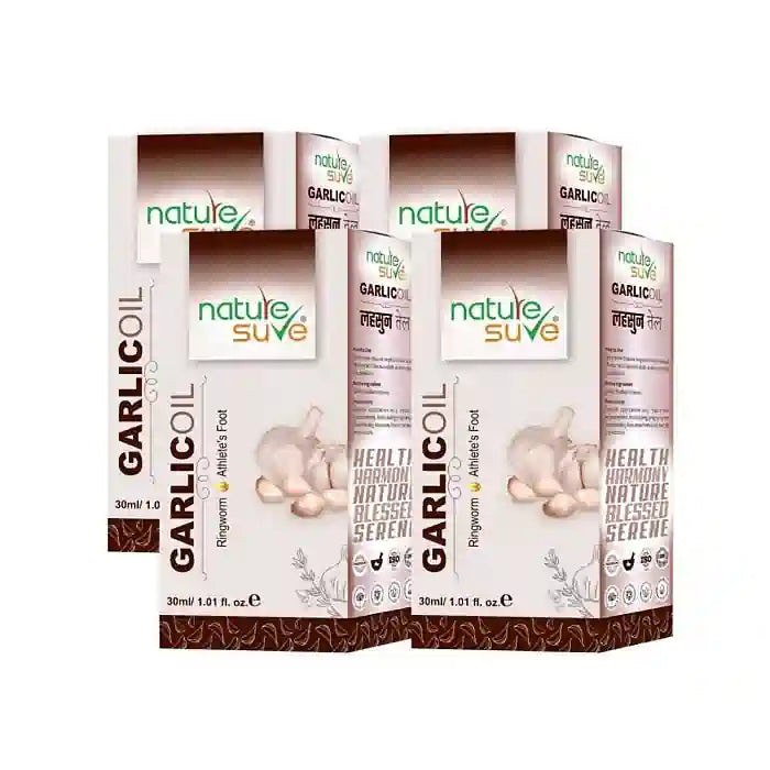 Buy 4 Packs Nature Sure Garlic Oil for Ringworm and Athlete's Foot - everteen-neud.com