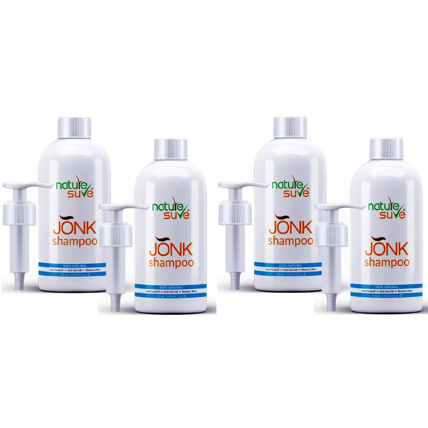 Buy 4 Packs Nature Sure Jonk Shampoo 300ml Hair Cleanser for Men and Women directly from company - everteen-neud.com