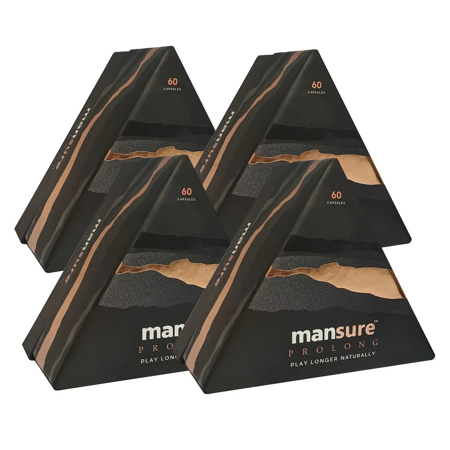 ManSure PROLONG 4x60 Capsules – Certified Ayurvedic Supplement for Men