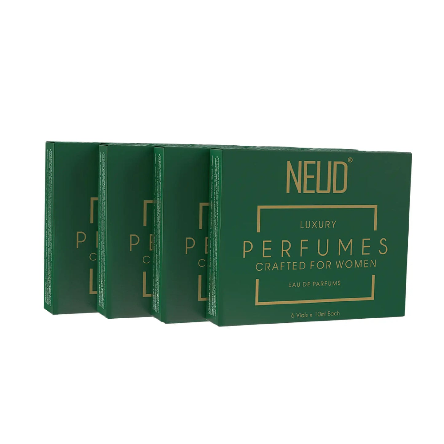 NEUD Luxury Pocket Perfumes 6x10ml Set For Women - 4 Packs