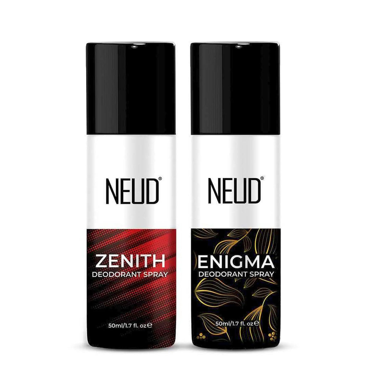 NEUD Unisex Deo Combo - Zenith 50ml and Enigma 50ml Deodorants