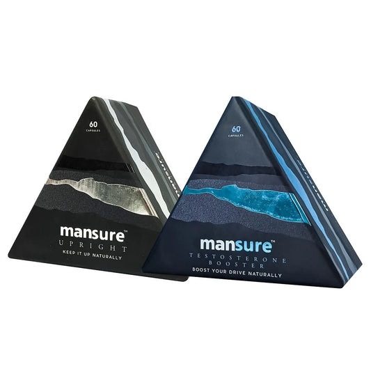 ManSure Combo – UPRIGHT and Testosterone Booster Capsules for Men, Pack Shot