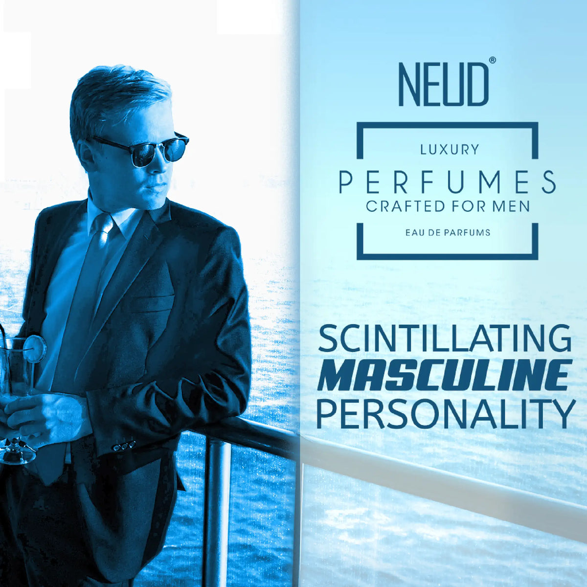 NEUD Luxury Perfumes Set for Men - Scintillating Masculine Personality