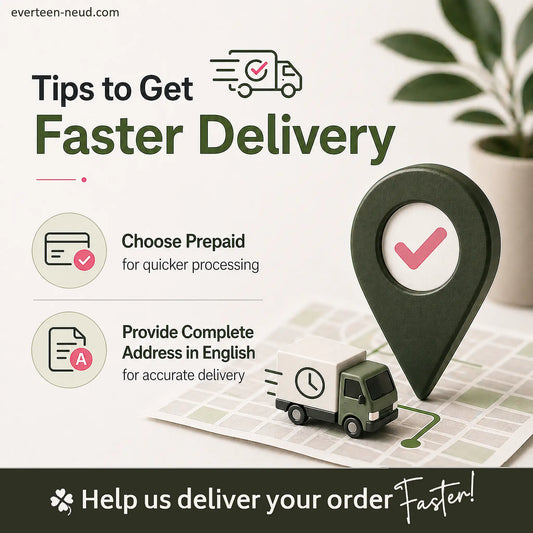 Prepaid Orders Get Faster Delivery – everteen-neud.com