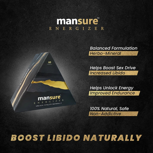 ManSure ENERGIZER – Natural, Balanced and Safe Ayurvedic Supplement for Men