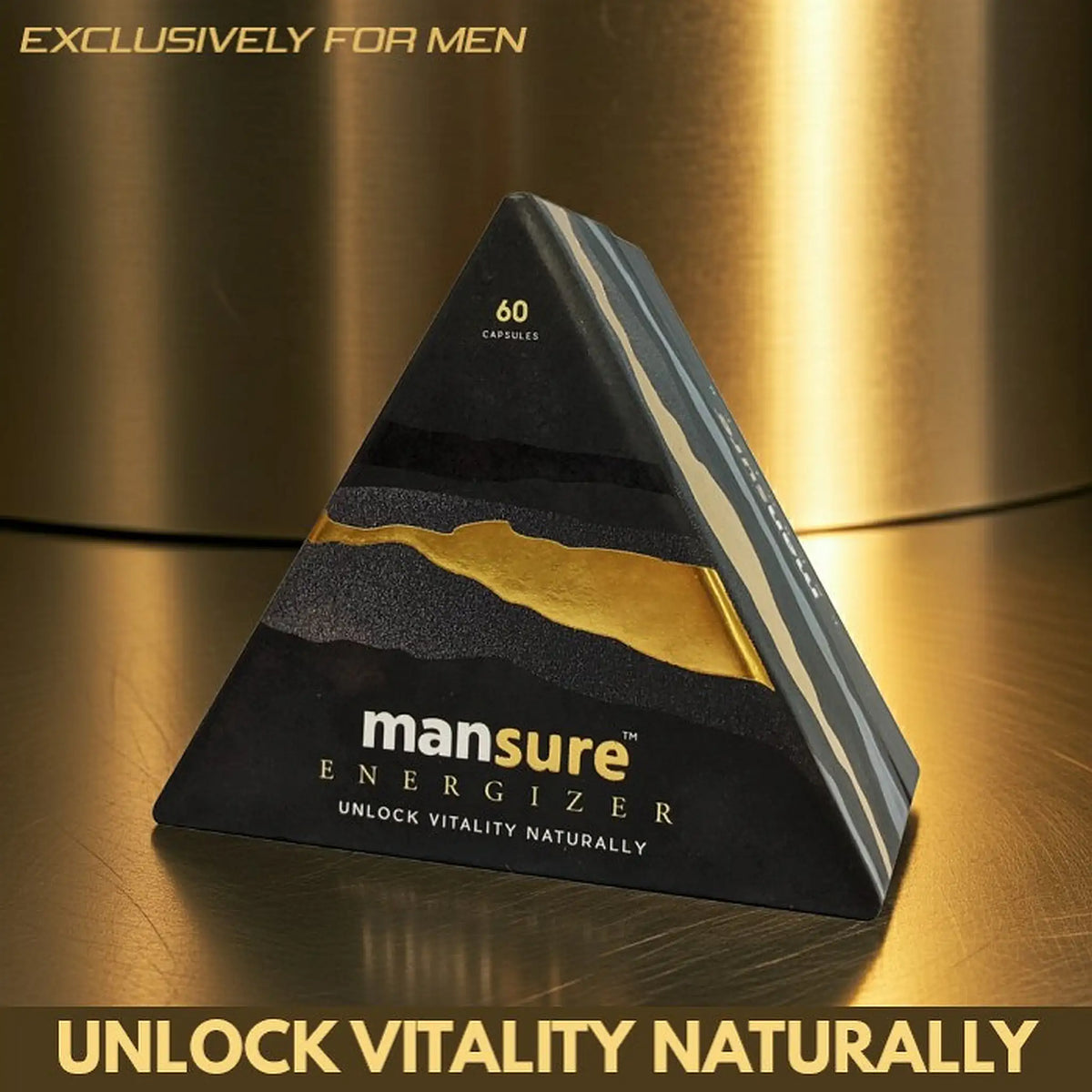 ManSure ENERGIZER for Men – 60 Certified Ayurvedic Capsules