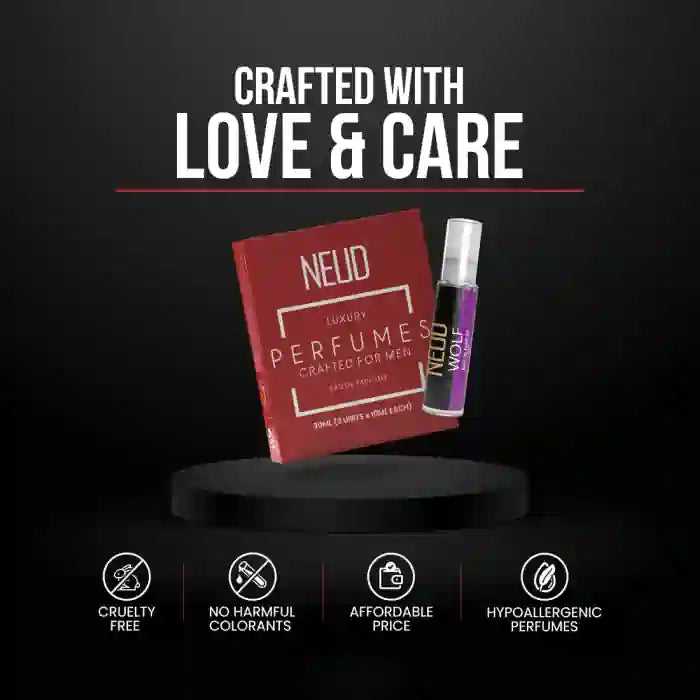 NELID Pocket Perfumes for Men - No Harmful Colorants, Hypoallergenic, Cruelty Free, Affordable Price