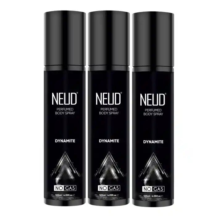 Buy 3 Packs NEUD Dynamite Perfumed Body Spray Deo 120ml Each for Men and Women - everteen-neud.com