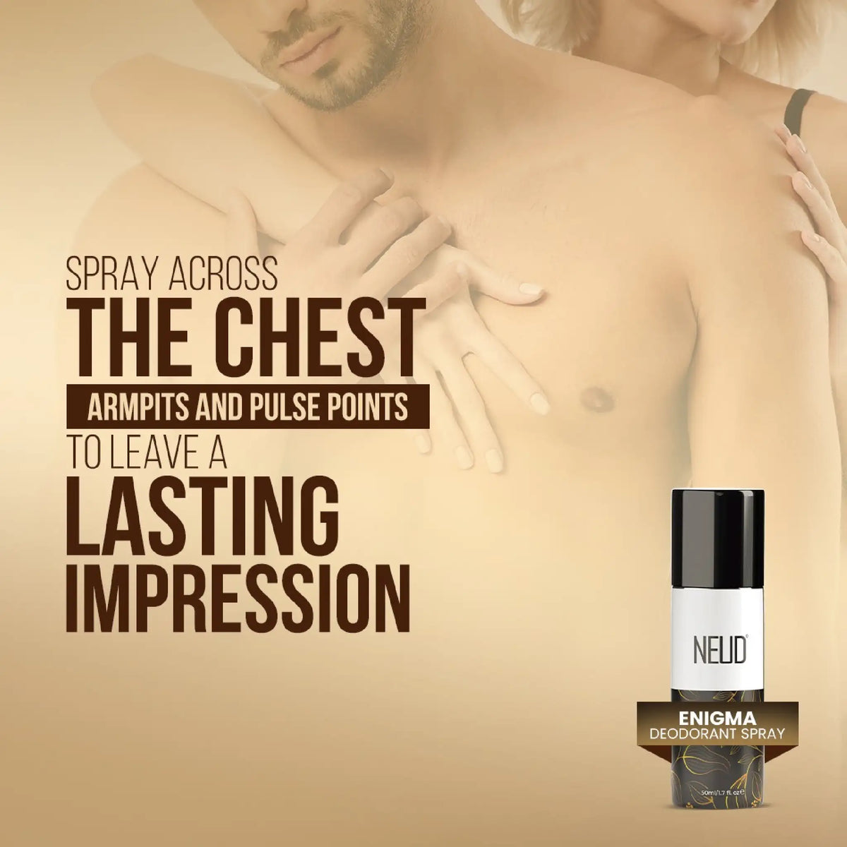 NEUD ENIGMA Deodorant - Spray Across Chest, Armpits and Pulse Points