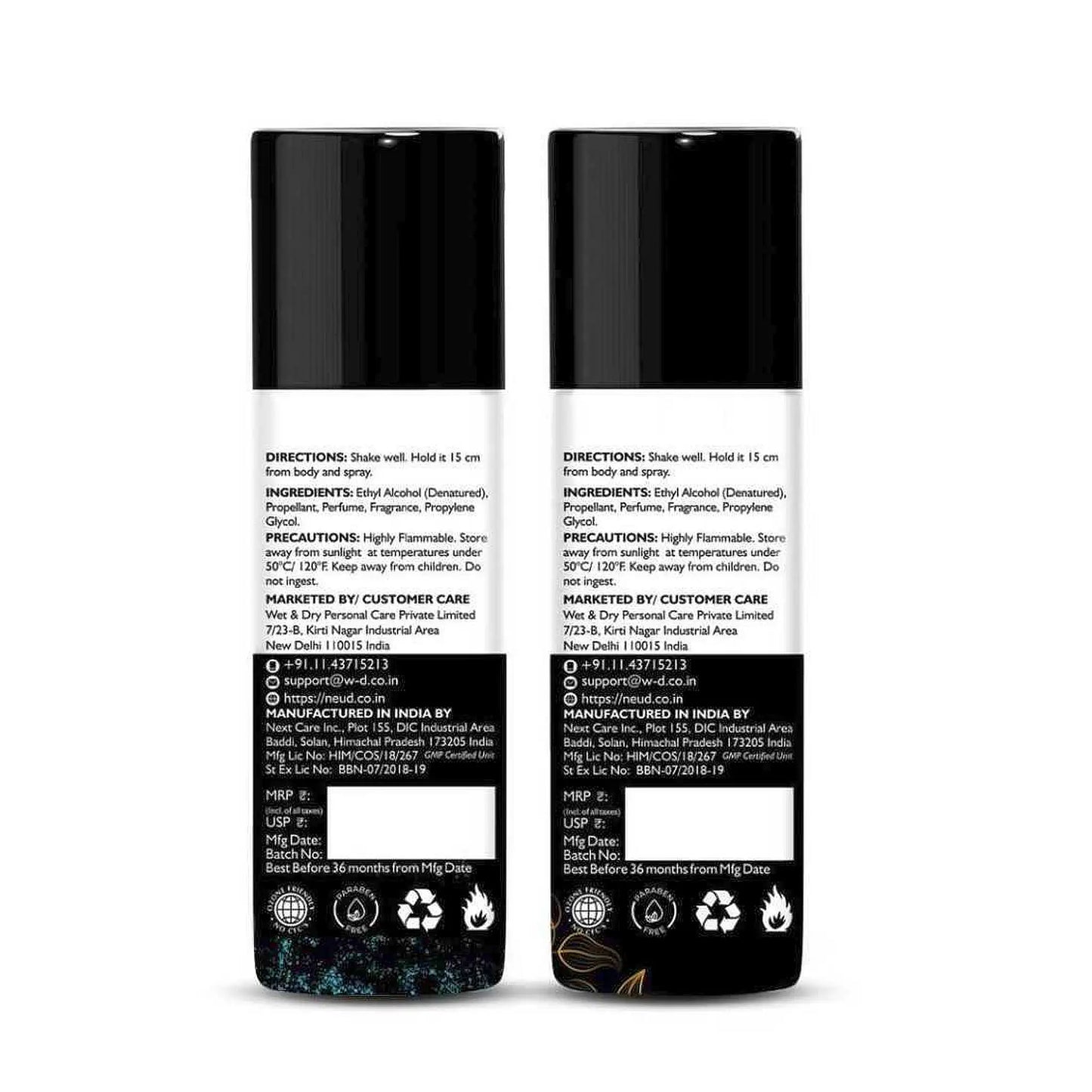 NEUD Enigma and Raag Deodorants - Fabric and Skin Friendly