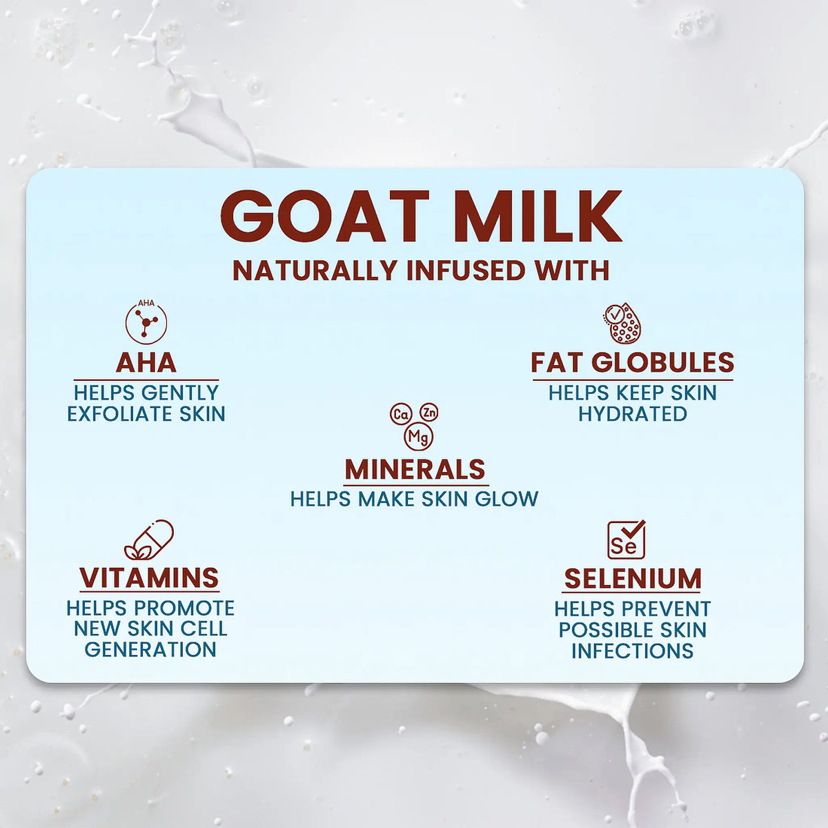 NEUD Goat Milk Face Wash - Contains Selenium For Good Skin Health