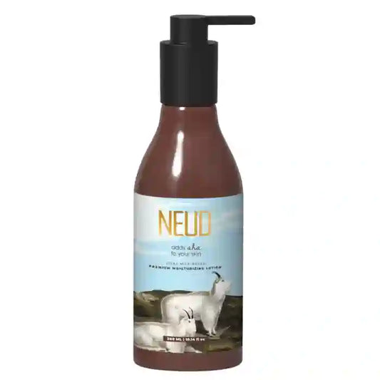 NEUD Goat Milk Moisturizing Lotion is Loaded With AHA for Skin Care and Managing Wrinkles - everteen-neud.com