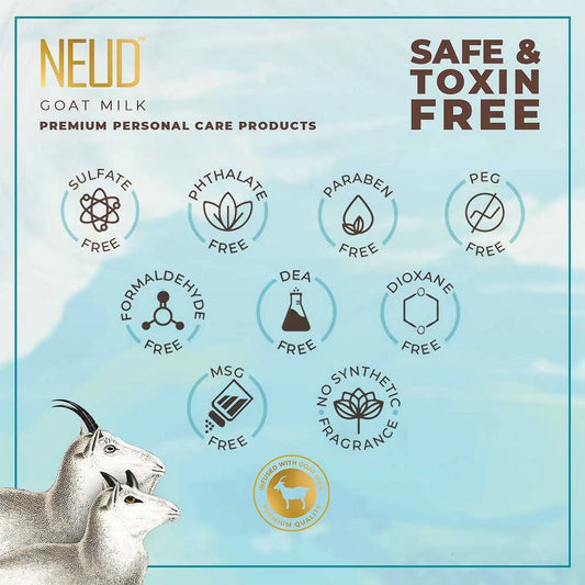 NEUD Goat Milk Personal Care Products - Safe, Skin-Friendly And Toxin-Free With No Sulfate, Phthalate Or Paraben