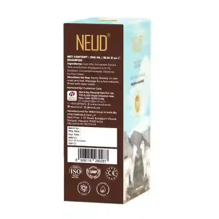 NEUD Goat Milk Shampoo 300ml for Men and Women is Shipped Worldwide - everteen-neud.com