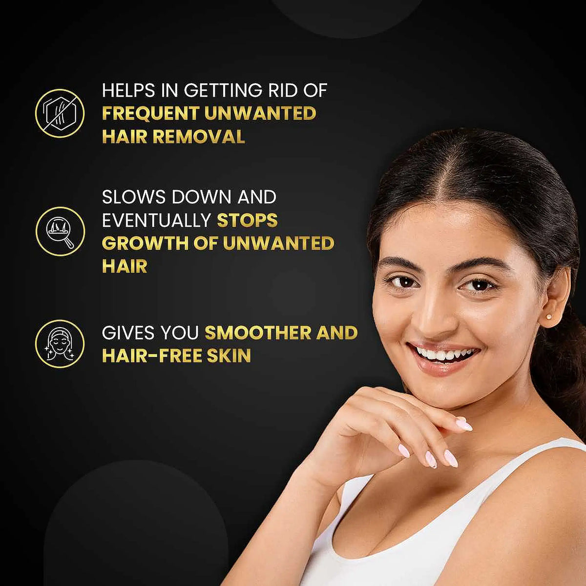 NEUD Natural Hair Inhibitor – Slows Unwanted Hair Growth for Smoother Skin