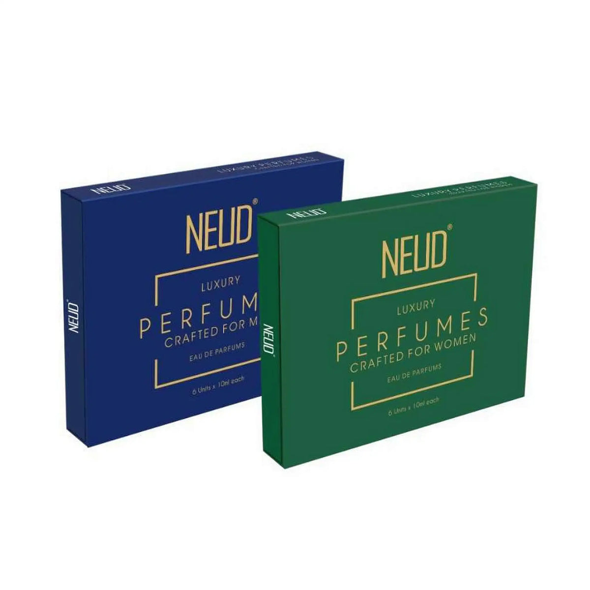NEUD Luxury Perfume Combo - 2x6x10ml Gift Sets for Men and Women