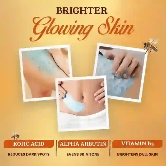 NEUD Manuka Honey Scrub – Kojic Acid, Alpha Arbutin and Vitamin B3 for Even Skin Tone