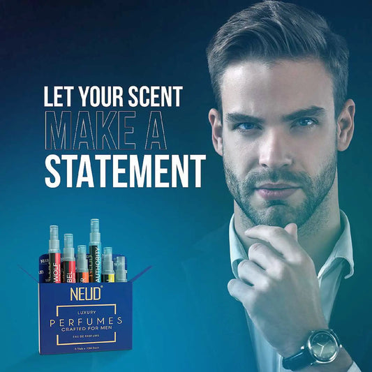 NEUD Luxury Pocket Perfumes Set for Men 6x10ml - Use Daily To Make A Bold Statement
