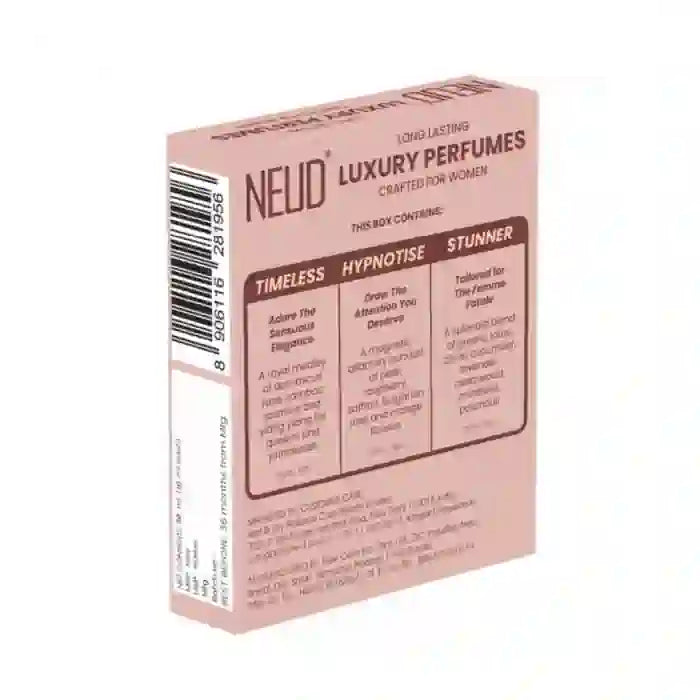 NEUD Luxury Pocket Perfume Gift Set 3x10ml for Women is Shipped Worldwide - everteen-neud.com
