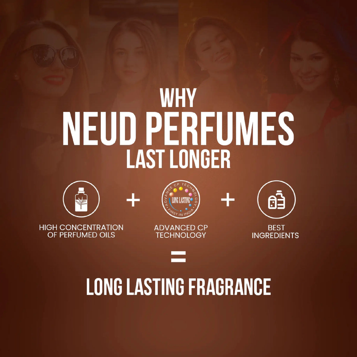 NEUD Perfumes for Women Long Laster Due To High Concentration of Perfumed Oils and Advanced CP Technology