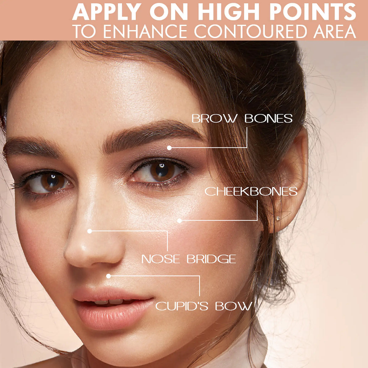 NEUD Strobe Cream Rose Gold – Apply on Brow Bones, Cheekbones, Nose Bridge and Cupid's Bow