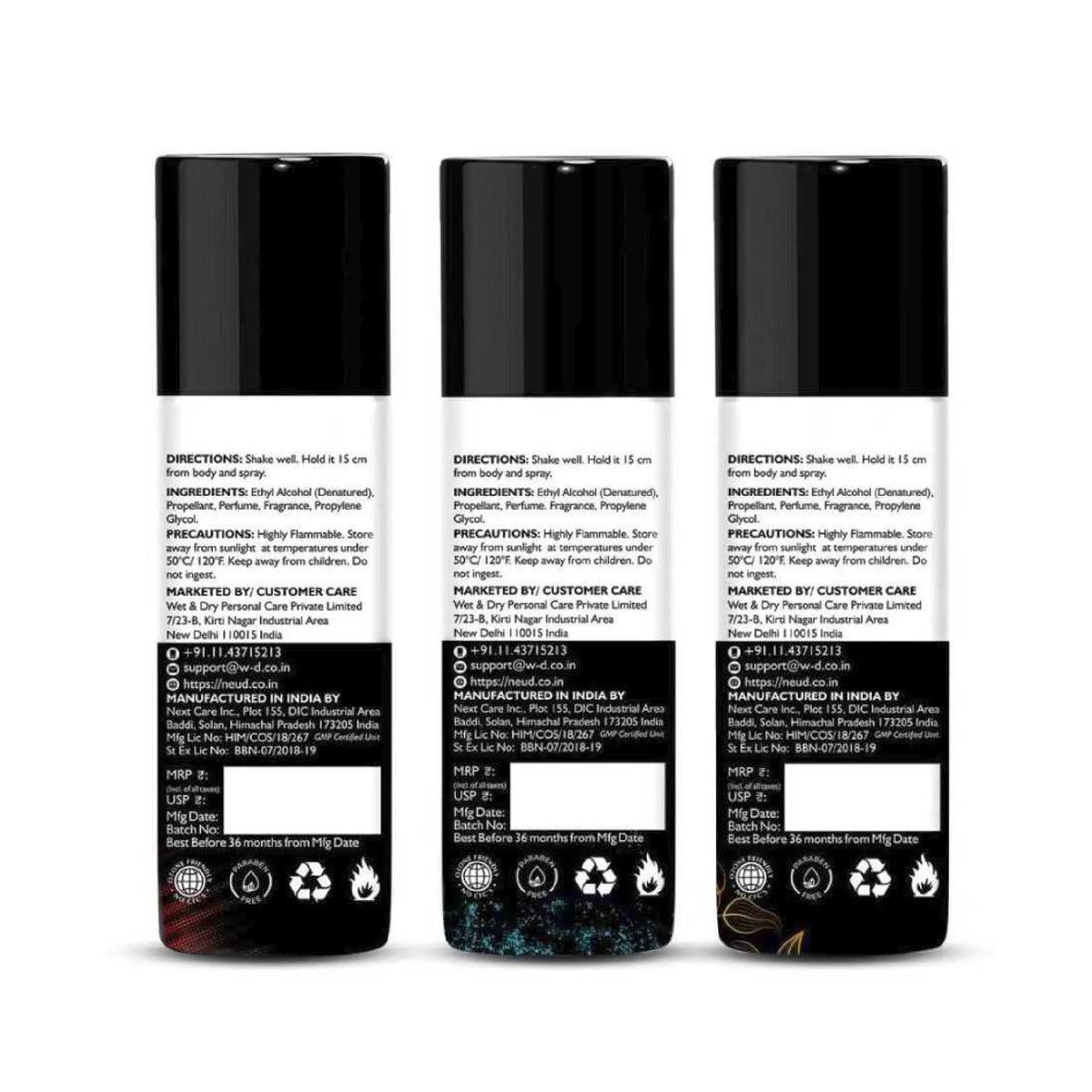 NEUD Deodorant Combo - Use Promocode MORE10 For 10% Extra Discount On 2 Sets
