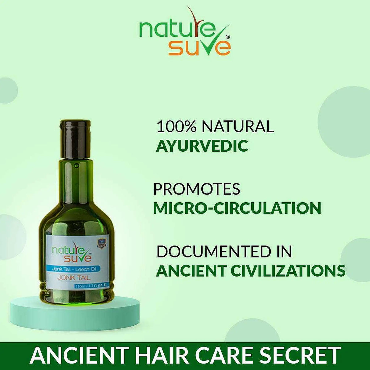 Nature Sure Jonk Tail 110ml – Ayurvedic Formula to Support Scalp Nourishment and Circulation