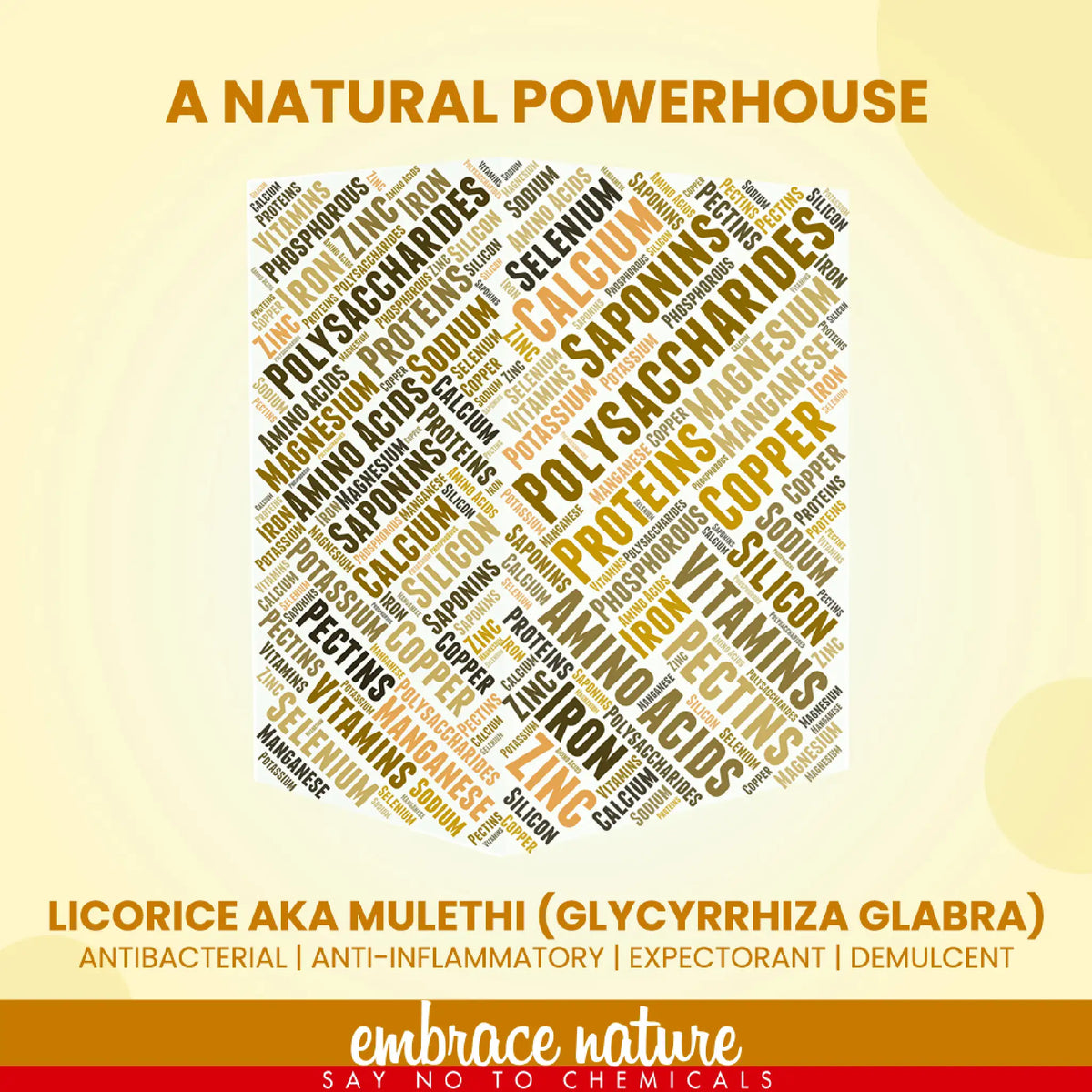 Nature Sure Mulethi Licorice Powder 100g – Also Known as Yashtimadhu, Traditional Ayurvedic Herb