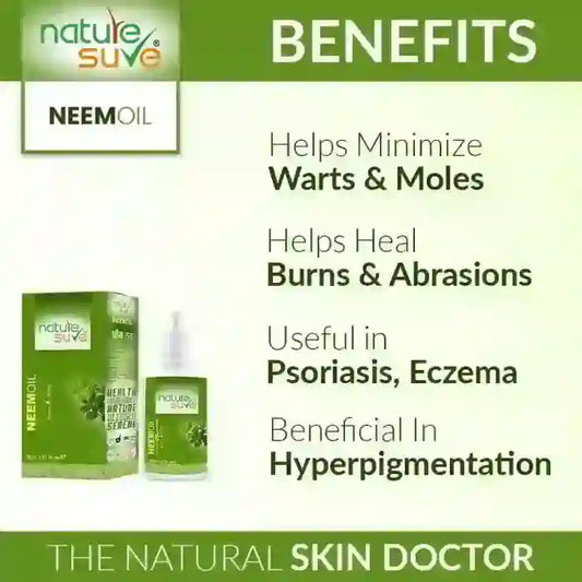 Nature Sure Neem Oil Is Your Natural Skin Doc for Moles & Warts - everteen-neud.com