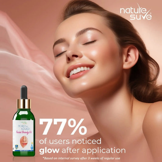 Nature Sure Pores and Marks Face Oil – Visible Skin Glow Reported by Users in 3 Weeks