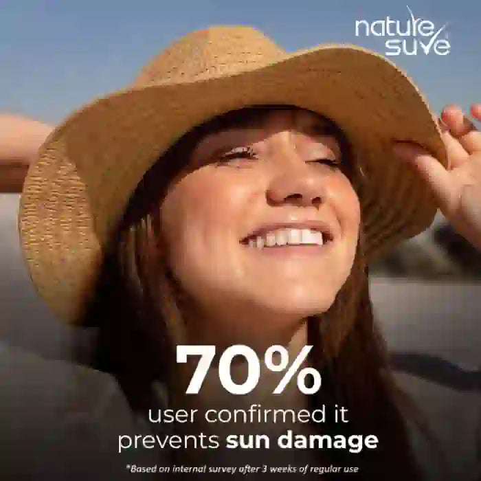 Nature Sure Pores and Marks Face Oil – SPF 50 Daily Protection Against Sun Damage