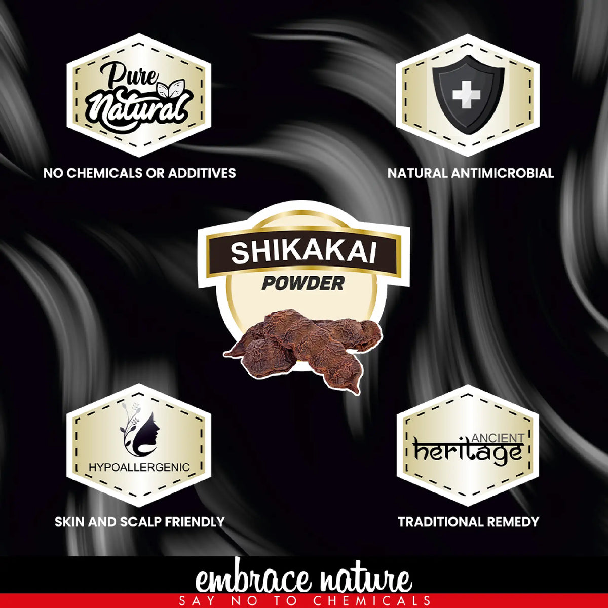 Nature Sure Shikakai Powder - Skin And Scalp Friendly